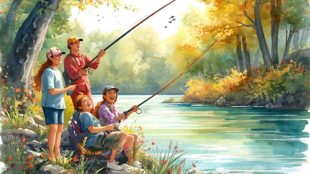 caption for fishing