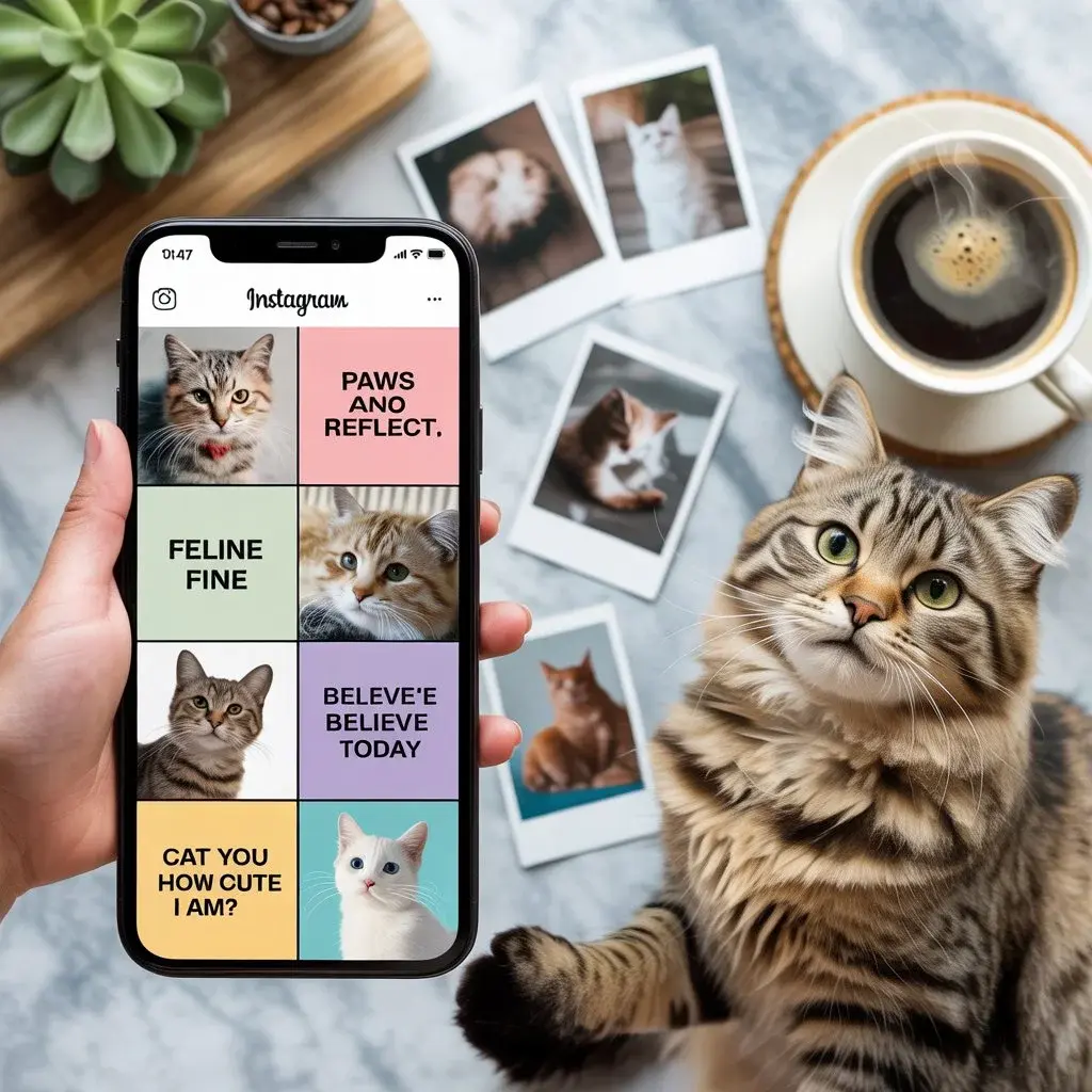 cat instagram captions