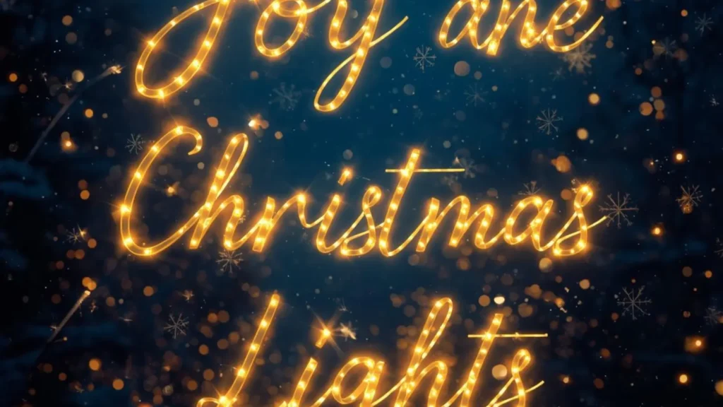 christmas lights captions