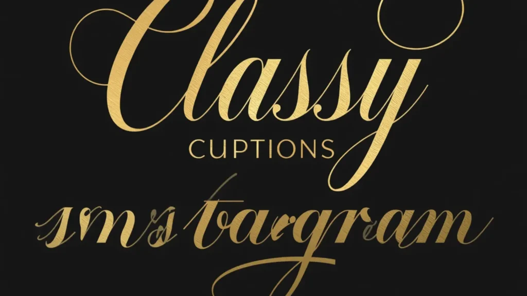 classy captions for insta