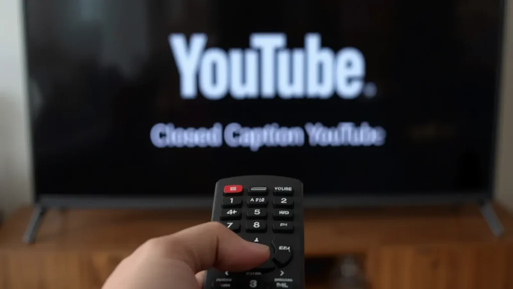 closed caption youtube tv