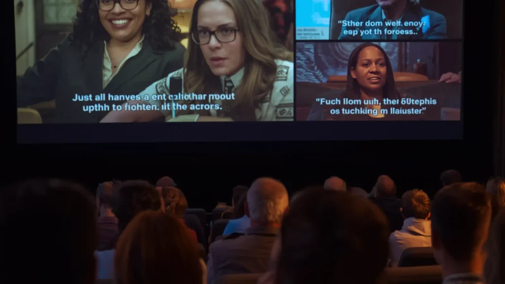 closed captioning examples