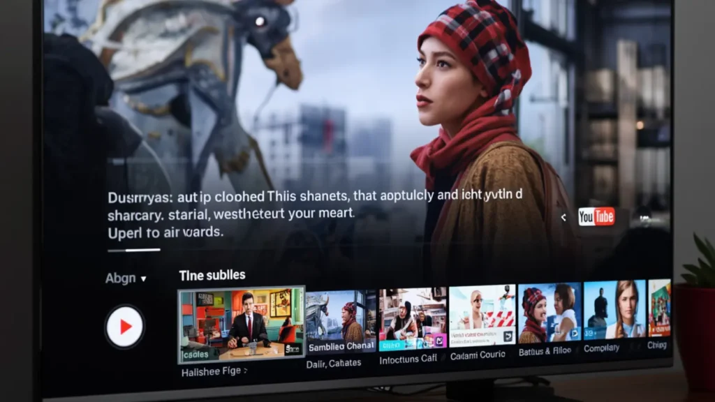 closed captions on youtube tv