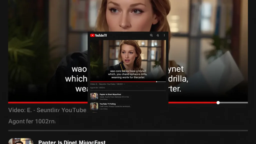 closed captions on youtube tv