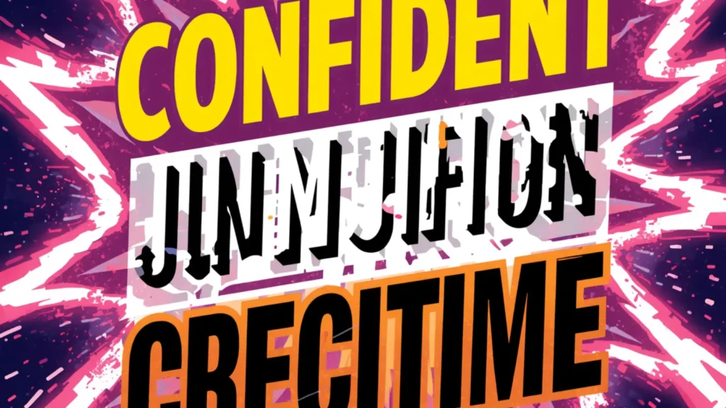 confident captions