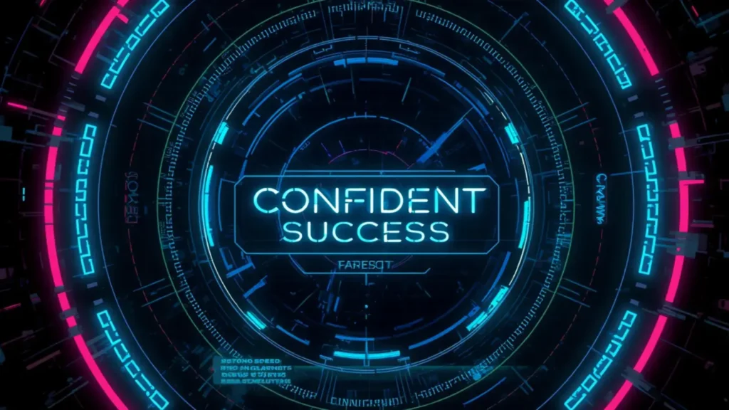 confident captions