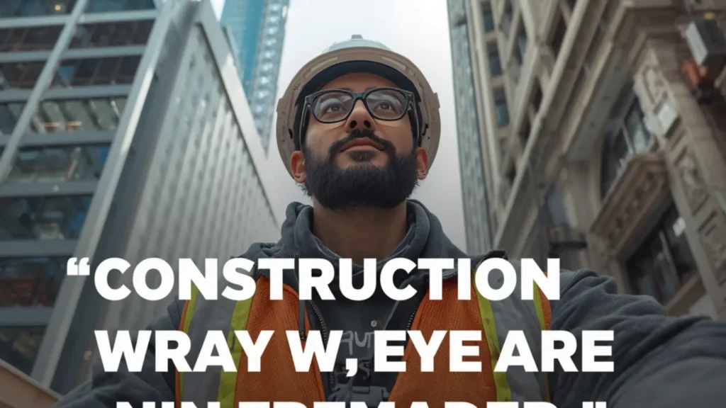 construction worker instagram captions