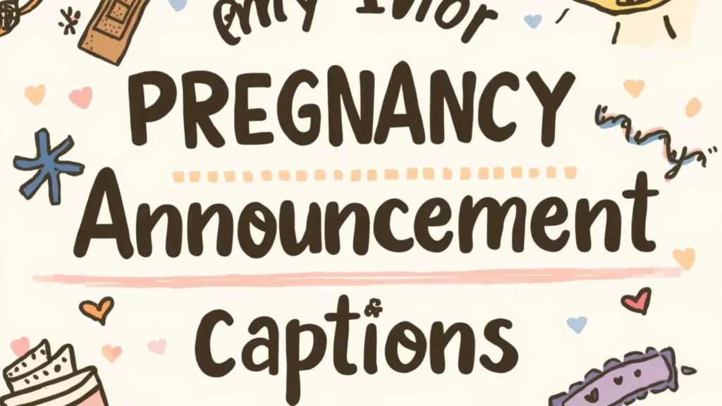 cute pregnancy announcement captions