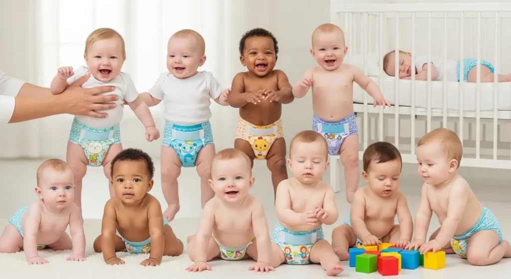 diapers captions