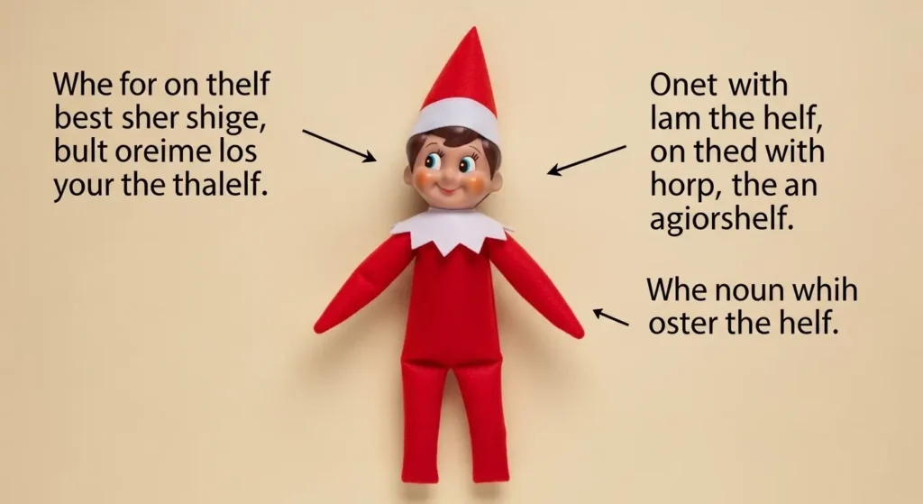 elf on the shelf caption