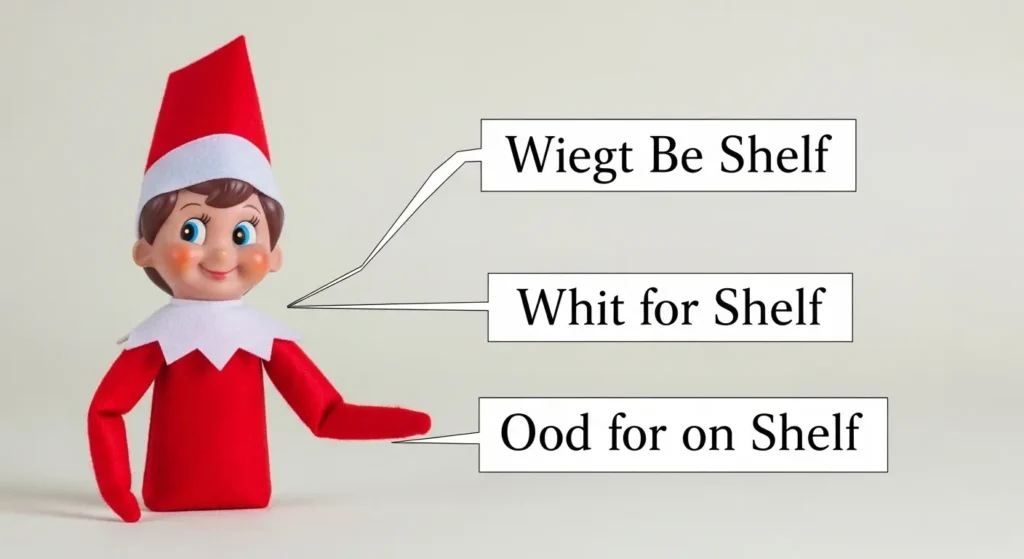 elf on the shelf caption