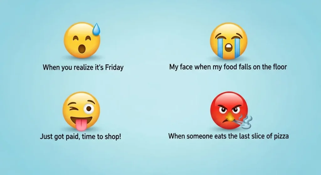 emoji captions