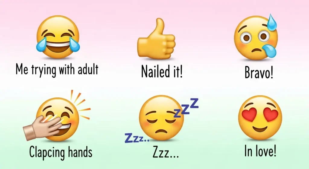 emoji captions