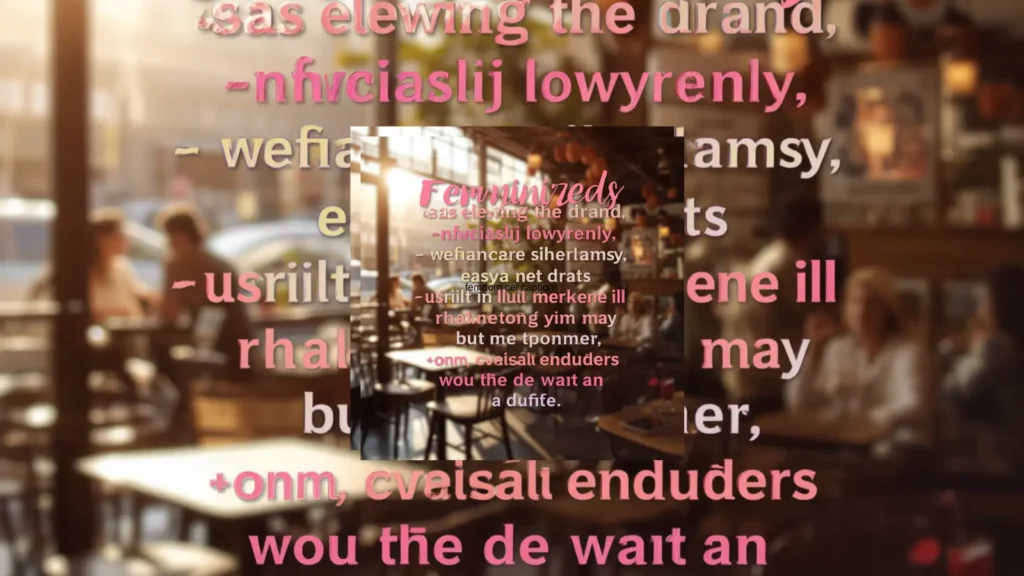 feminize captions