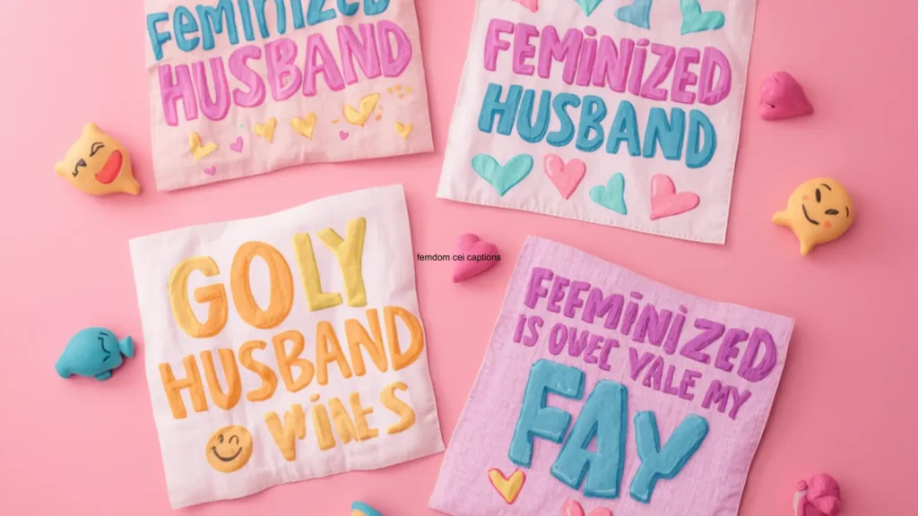 feminized husband captions