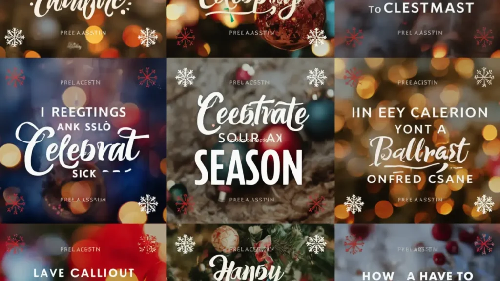 festive season captions for instagram