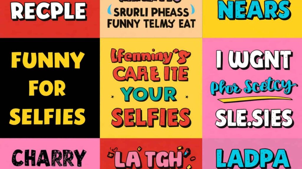 funny captions for selfies
