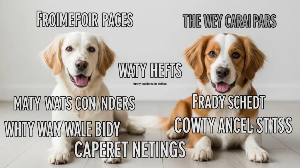 funny captions with dogs