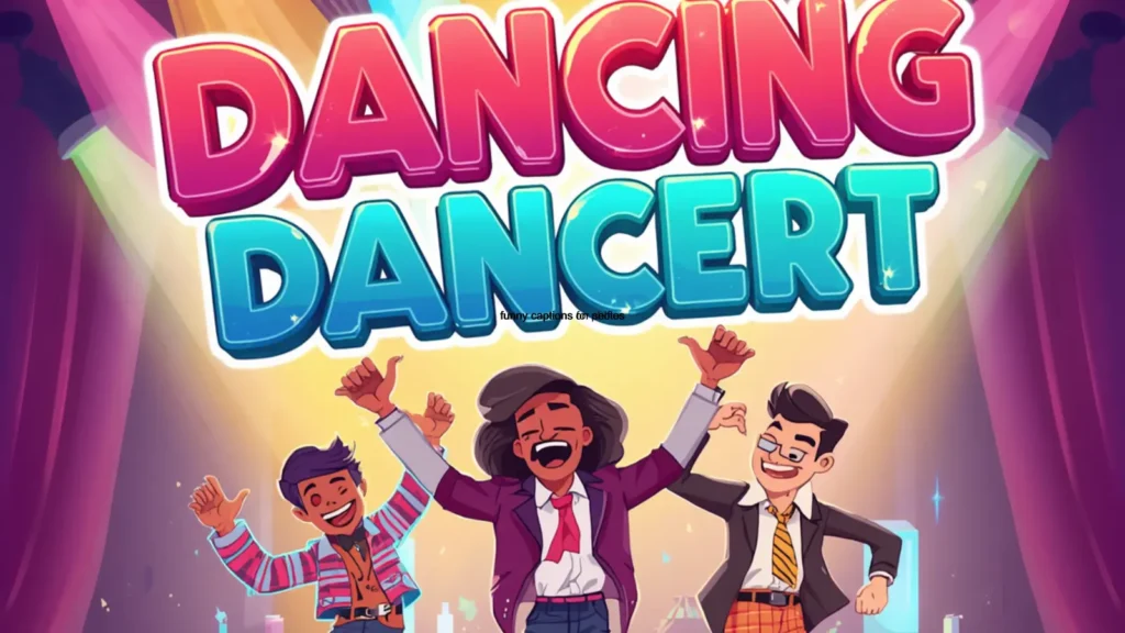 funny dancing captions