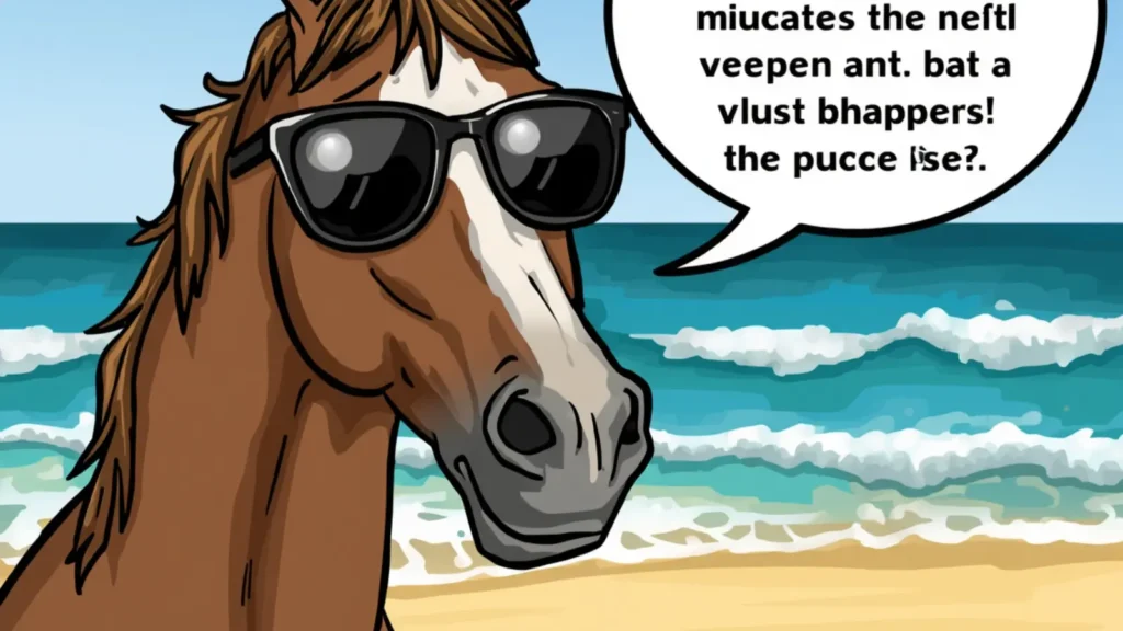 funny horse captions