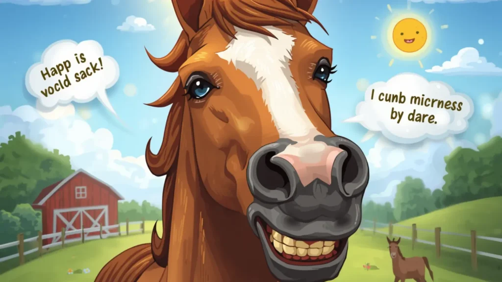 funny horse captions
