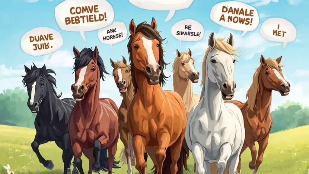 funny horse captions
