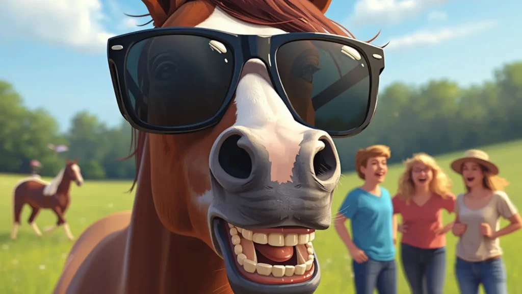 funny horse captions