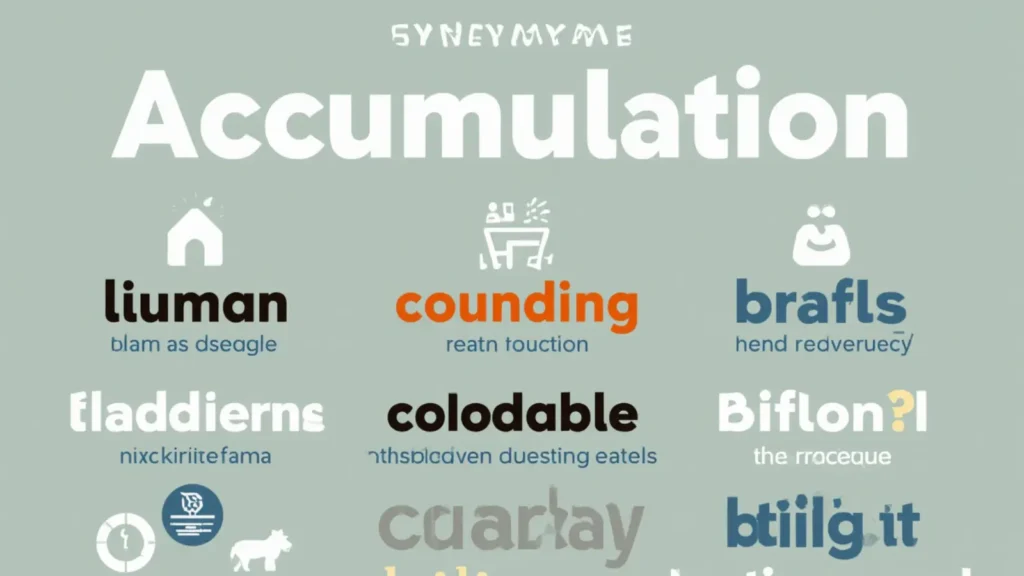 accumulation synonym