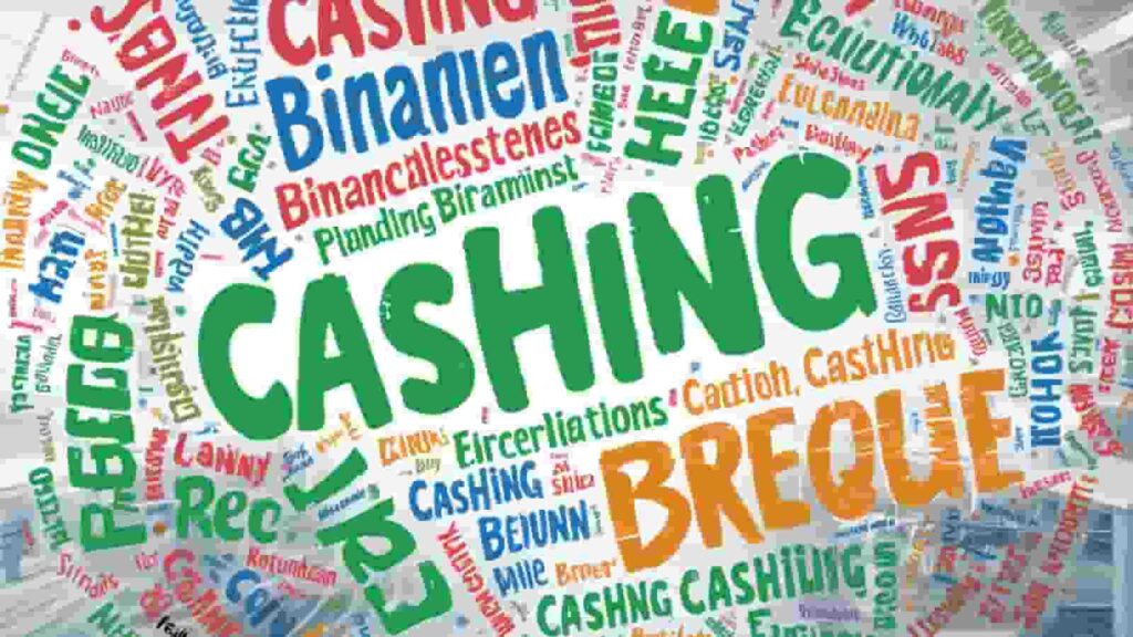 cashing synonym