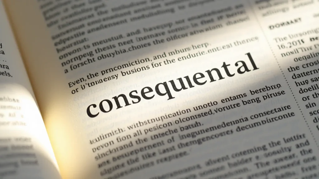 consequential synonym