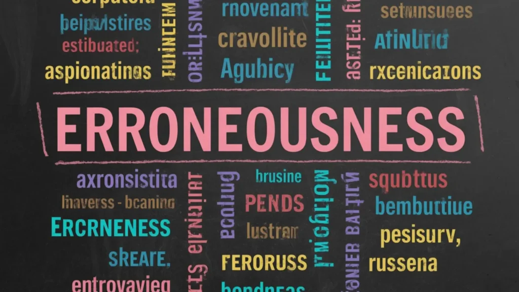 erroneousness synonym