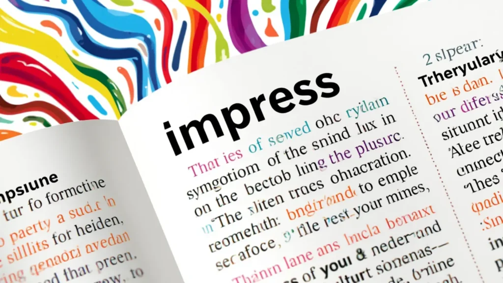 impress synonym