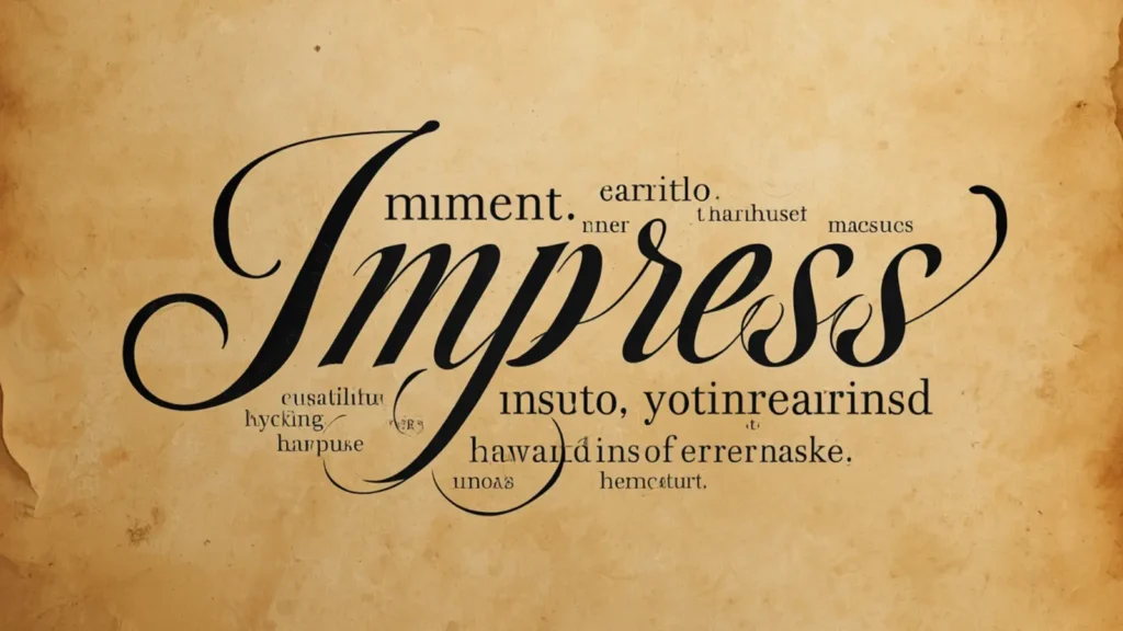 impress synonym