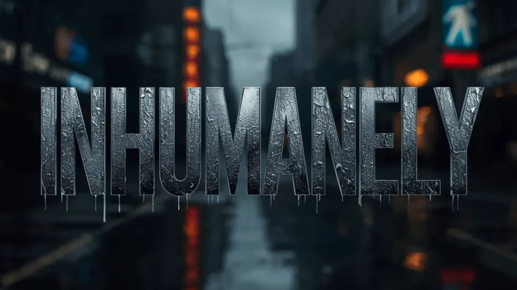 inhumanely synonym