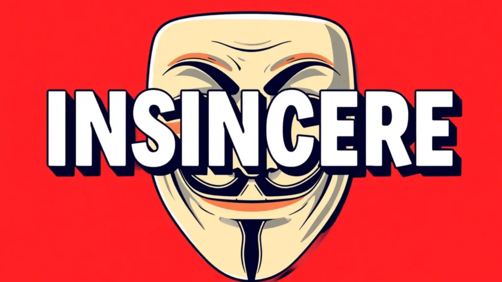 insincere synonym