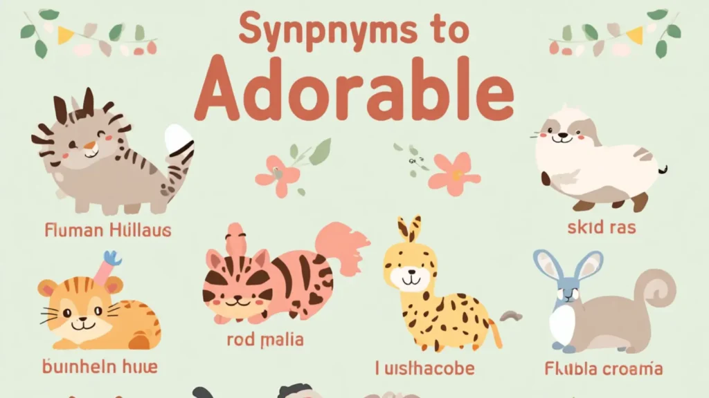 synonyms to adorable