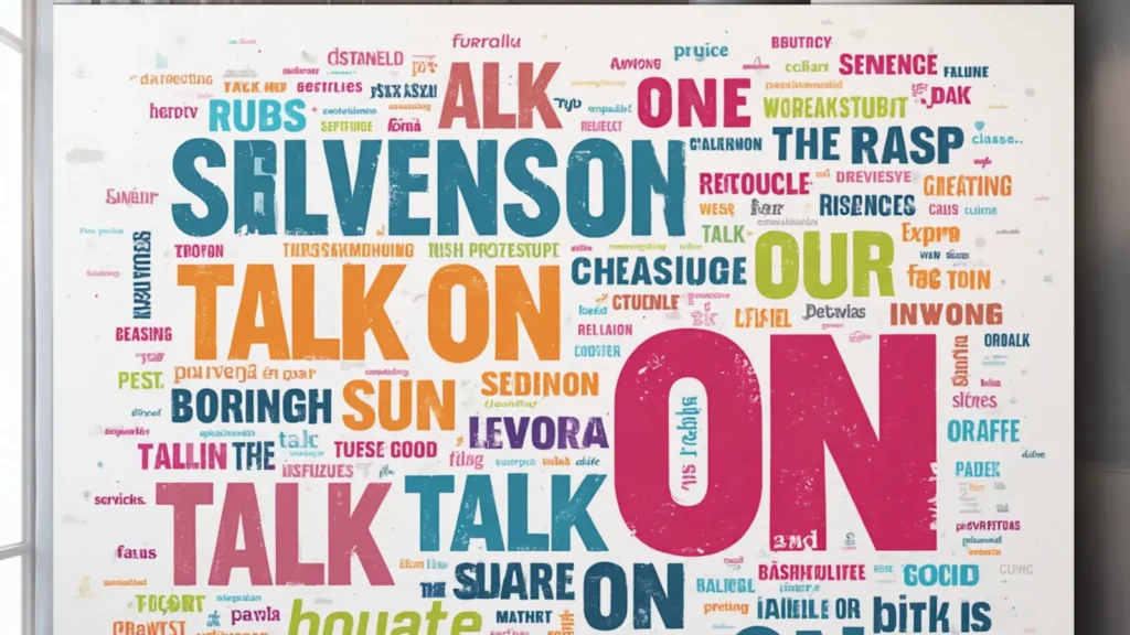 talk on and on synonyms