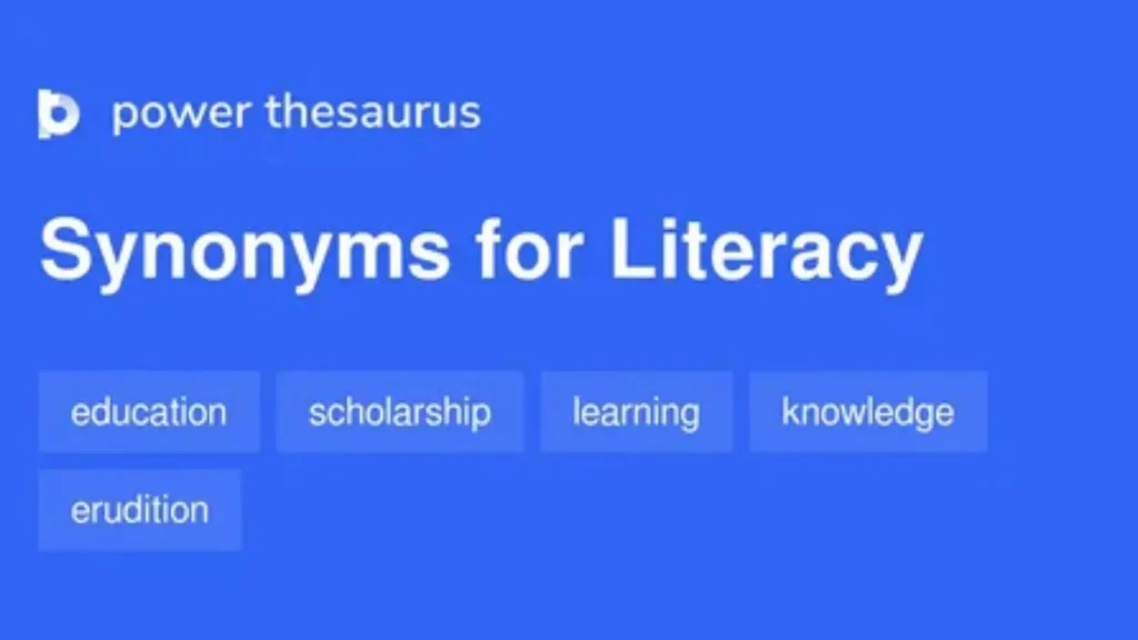 literacy synonym