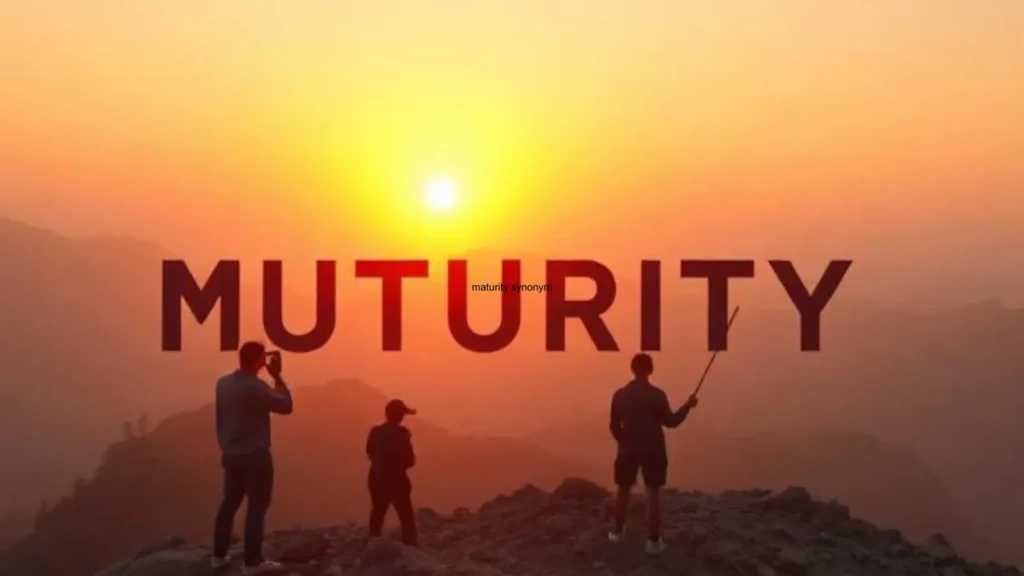 maturity synonym