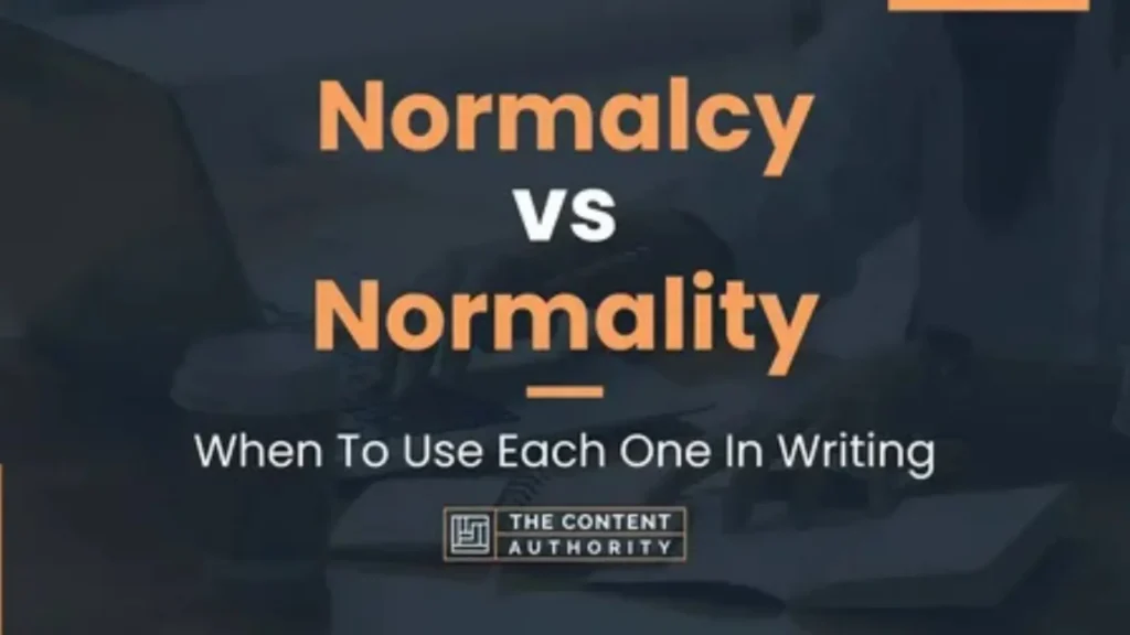 normalcy synonym