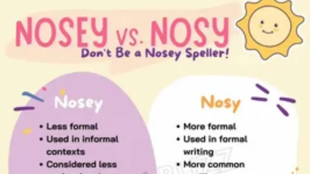 nosy synonym