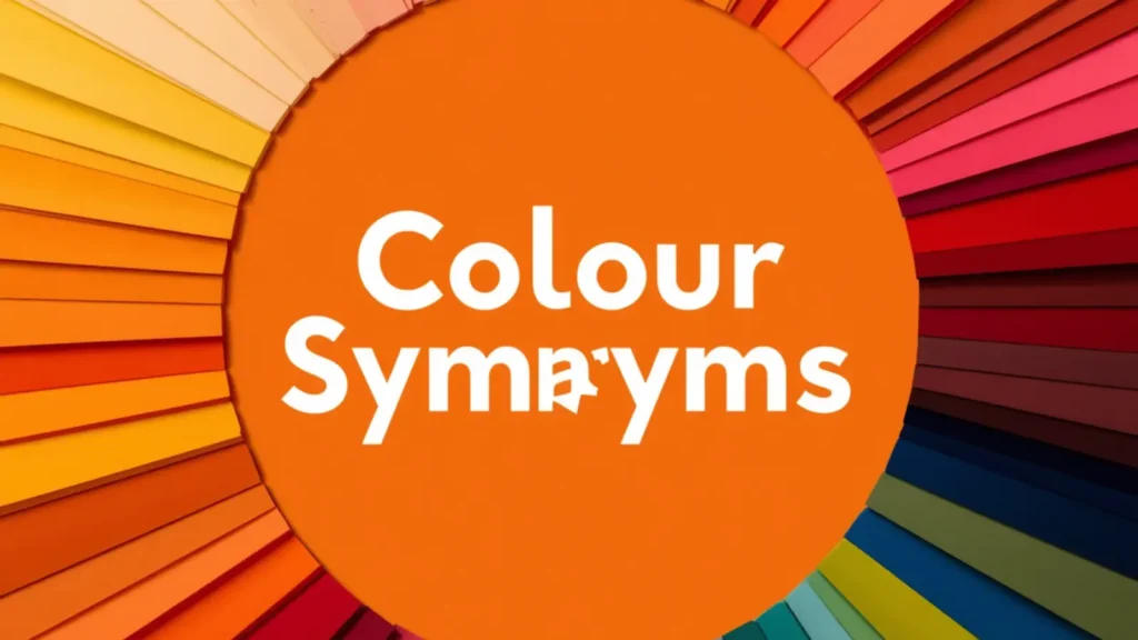 orange colour synonyms