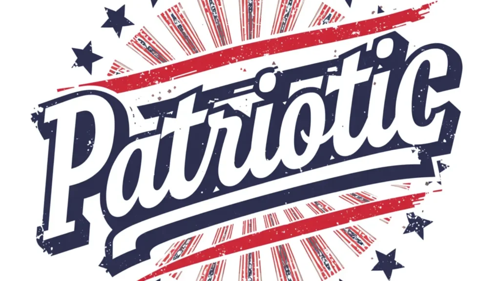patriotic synonym
