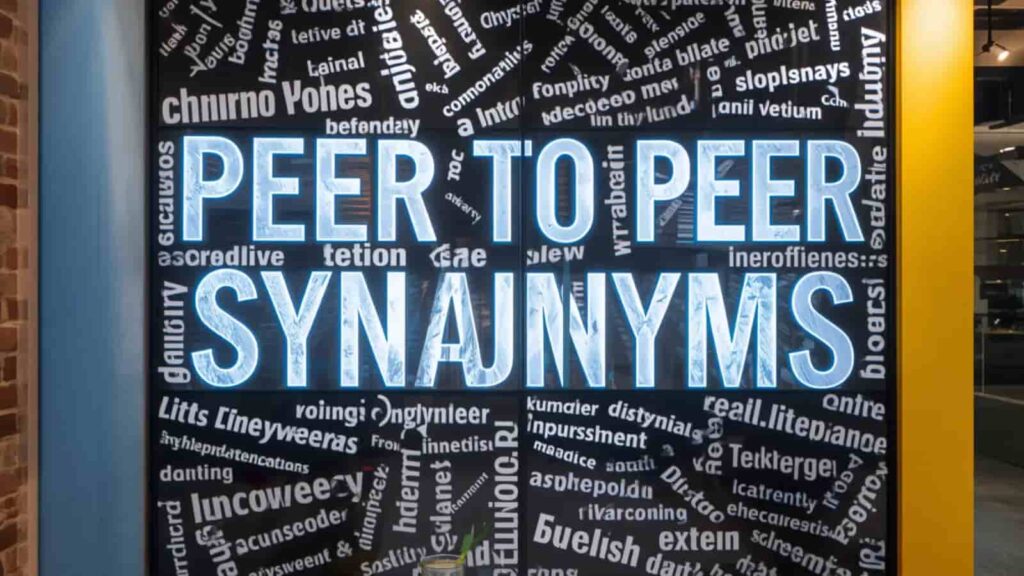 peer to peer synonyms