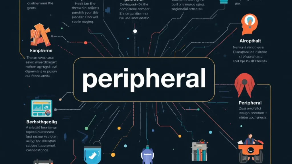 peripheral synonym