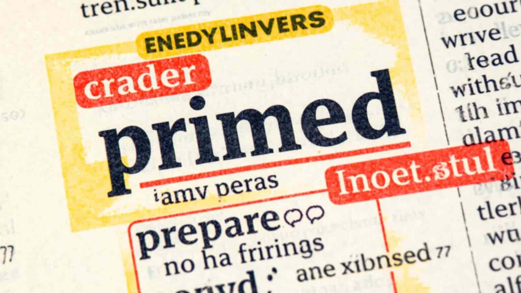 primed synonym