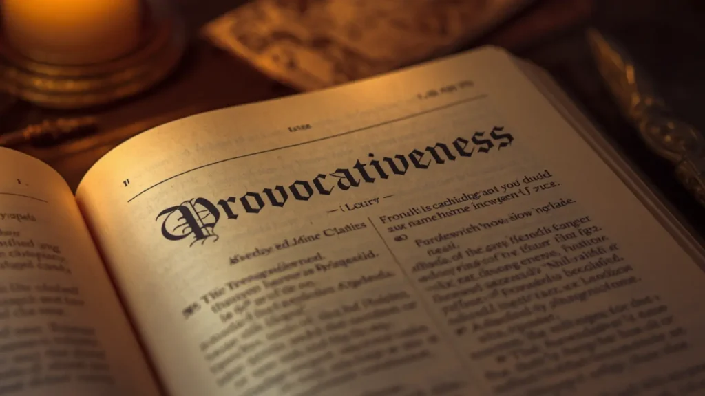 provocativeness synonym