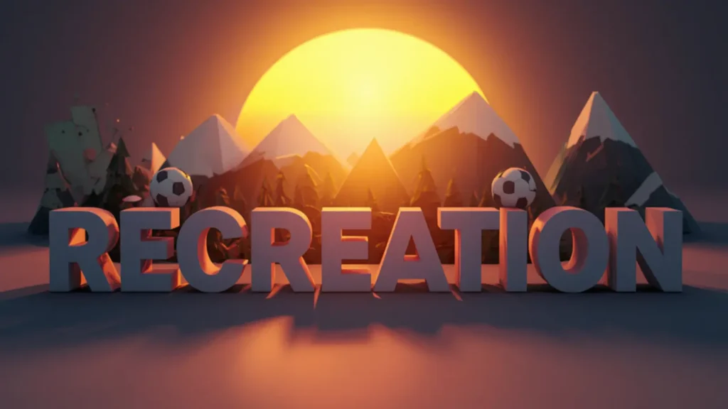 recreation synonym
