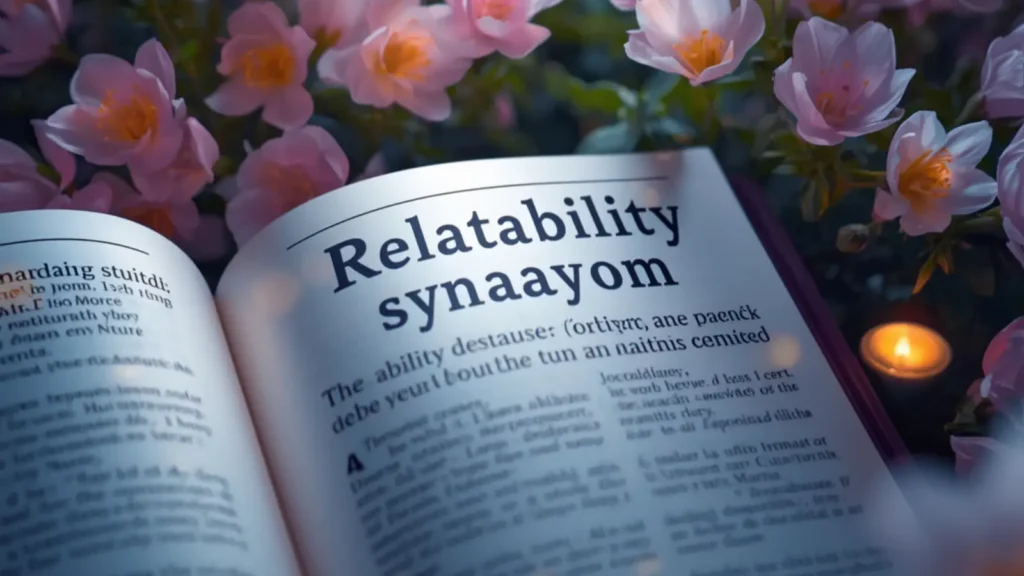 relatability synonym