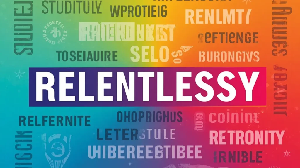 relentlessly synonym
